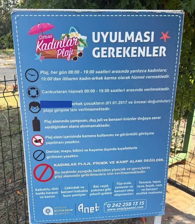 Antalya Sarı Su Kadınlar Plajı - Konyaaltı - Antalya - Fotoğraf 3